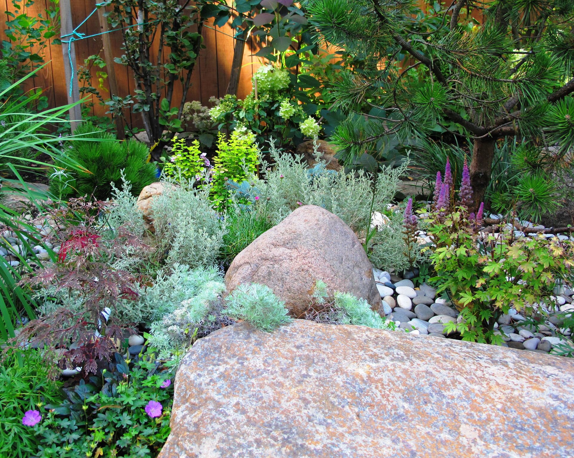 Каменистый сад у Мещерского парка